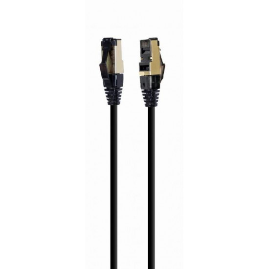 CABLEXPERT ΚΑΛΩΔΙΟ S/FTP CAT8 1m, LSZH, ΜΑΥΡΟ
