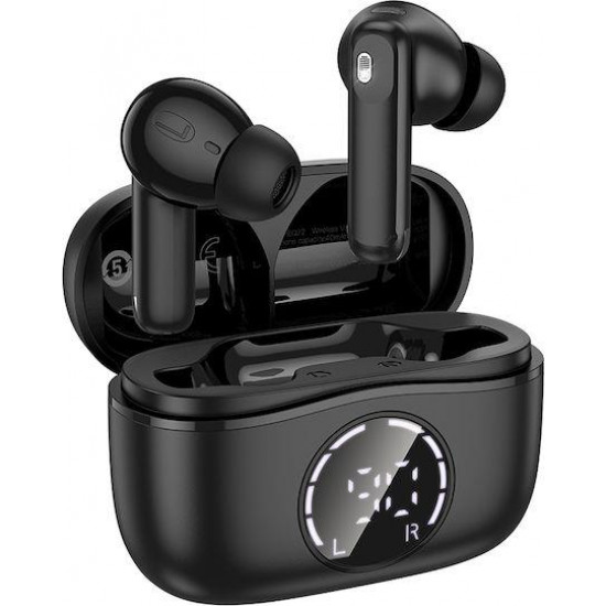 HOCO EQ22 SINGER ΑΣΥΡΜΑΤΑ ΑΚΟΥΣΤΙΚΑ, BLUETOOTH 5.4, ANC+ENC, ΜΑΥΡΟ