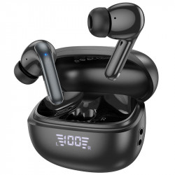 HOCO EQ5 ENERGY TRUE WIRELESS ANC+ENC HEADSET, ΜΑΥΡΟ