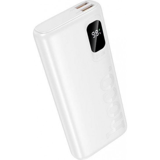 HOCO J158 PRO RUNNER POWERBANK, 22.5W+PD20W, 10000MAH, ΛΕΥΚΟ
