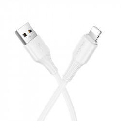 HOCO X120 BENEFICIO ΚΑΛΩΔΙΟ USB TO LIGHTNING, 1m, 27W, ΛΕΥΚΟ
