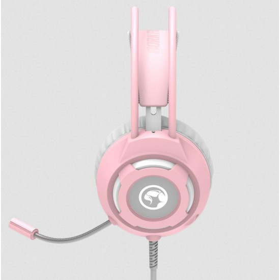 MARVO HG8936 USB2.0 WIRED GAMING HEADSET, ΡΟΖ