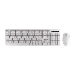 MARVO OFFICE WS005 ΑΣΥΡΜΑΤΟ ΣΕΤ ΠΛΗΚΤΡΟΛΟΓΙΟ/ΠΟΝΤΙΚΙ, ΛΕΥΚΟ
