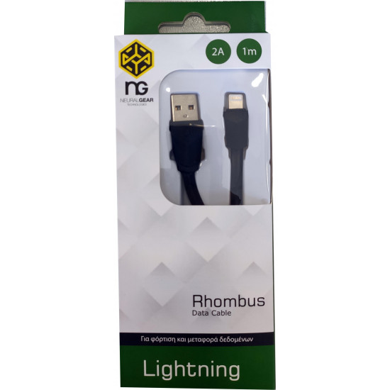NG ΚΑΛΩΔΙΟ ΦΟΡΤΙΣΗΣ LIGHTNING RHOMBUS 1M