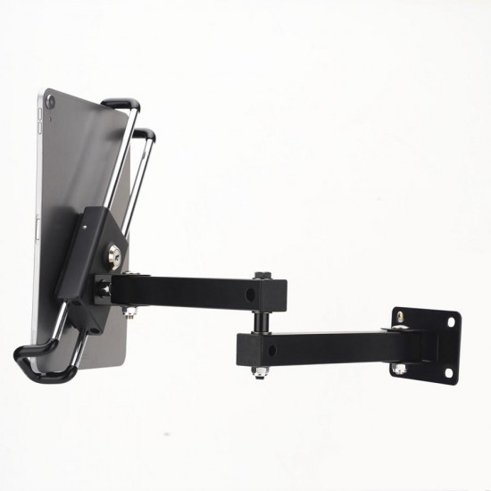 NG TABLET STAND2 ΜΕΤΑΛΛΙΚΗ ΕΠΙΤΟΙΧΙΑ ΒΑΣΗ ΓΙΑ TABLET ΜΕ ΚΛΕΙΔΑΡΙΑ ΚΑΙ ΒΡΑΧΙΟΝΑ