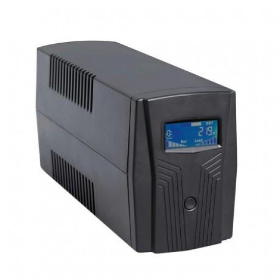 NG UPS 650VA/390W ΜΕ AVR, LINE INTERACTIVE, 2 SCHUKO, 1x 12v7A - LCD - USB ΘΥΡΑ & RJ11-RJ45