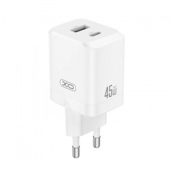 XO CE36, ΦΟΡΤΙΣΤΗΣ ΓΡΗΓΟΡΗΣ ΦΟΡΤΙΣΗΣ, 2 ΘΥΡΕΣ, GAN, 45W, ΛΕΥΚΟΣ