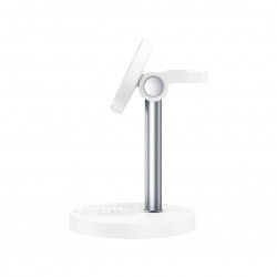 XO CX038 DESKTOP HOLDER 15W ΑΣΥΡΜΑΤΟΣ ΦΟΡΤΙΣΤΗΣ 3-IN-1, ΛΕΥΚΟΣ