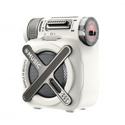 XO F72 MECHA ΦΟΡΗΤΟ ΗΧΕΙΟ BLUETOOTH, ΛΕΥΚΟ