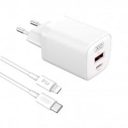 XO L96(EU) QUICK CHARGER (PD30W / USB QC18W) ΜΕ ΚΑΛΩΔΙΟ LIGHTNING