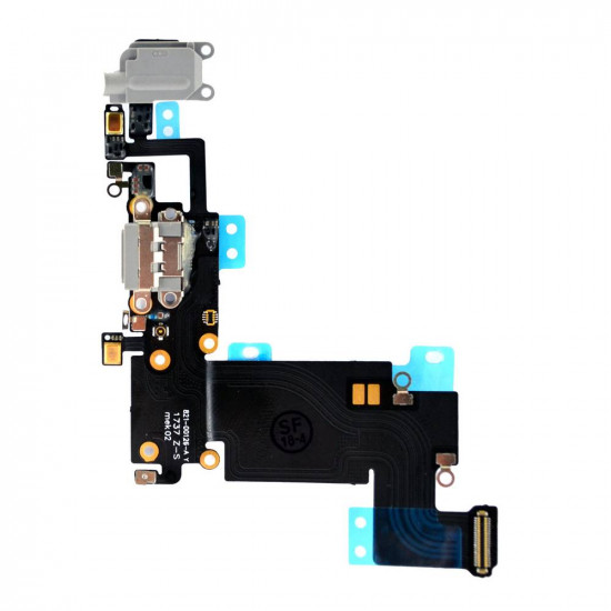 Επαφή Φόρτισης Apple iPhone 6S Plus με Μικρόφωνο και Επαφή Ακουστικών Μαύρο Type A+ 17452