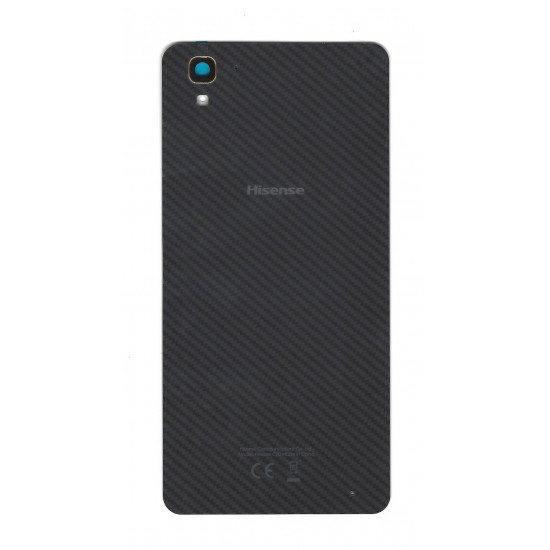 Πίσω Κάλυμμα Hisense C30 με Κόλλα, Τζαμάκι και Κάλυμμα Κάμερας Μαύρο Original 1092622 22349