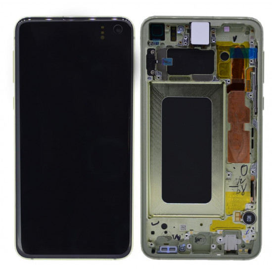 Γνήσια Οθόνη & Μηχανισμός Αφής Samsung SM-G970F Galaxy S10e Κίτρινο GH82-18852G 24643