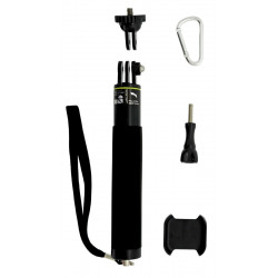 Selfie Stick Monopod LEDISTAR LDX-600 για Φωτογραφικές Μηχανές  Πτυσσόμενο Μαύρο Μήκος: 20cm-80cm 27798