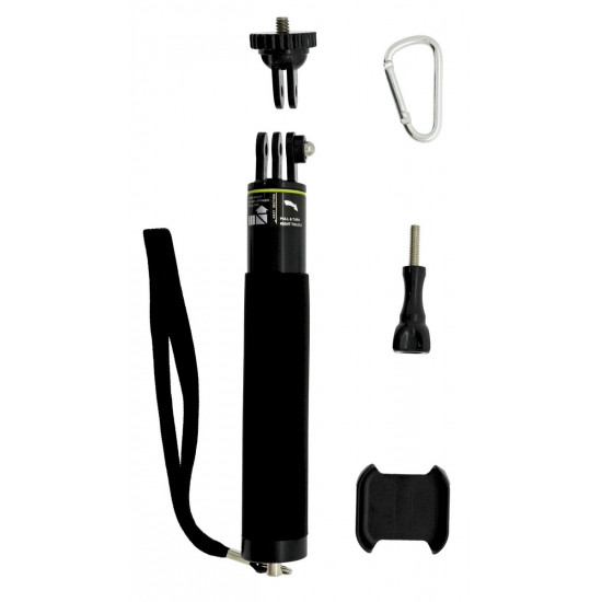 Selfie Stick Monopod LEDISTAR LDX-600 για Φωτογραφικές Μηχανές  Πτυσσόμενο Μαύρο Μήκος: 20cm-80cm 27798
