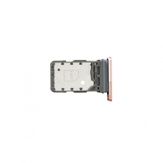 Βάση Κάρτας Sim Samsung SM-G991B Galaxy S21 5G Ροζ Original GH98-46193D 30876