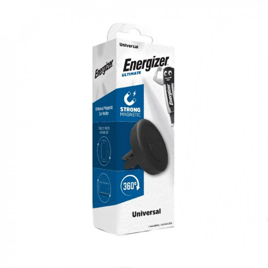 Βάση Στήριξης Αεραγωγού Αυτοκινήτου Energizer CKM Μαγνητική  Μαύρο 35870