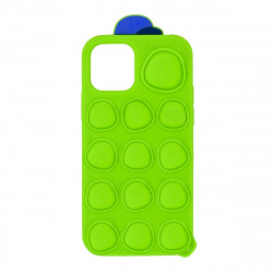 Θήκη Ancus TPU Pop It με Strap για Apple iPhone 11 Pro Max Πράσινο με Σχέδιο και Κορδόνι 35236