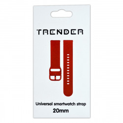 Ανταλλακτικό Λουράκι Trender TR-SP20RD Sport 20mm Κόκκινο 36189