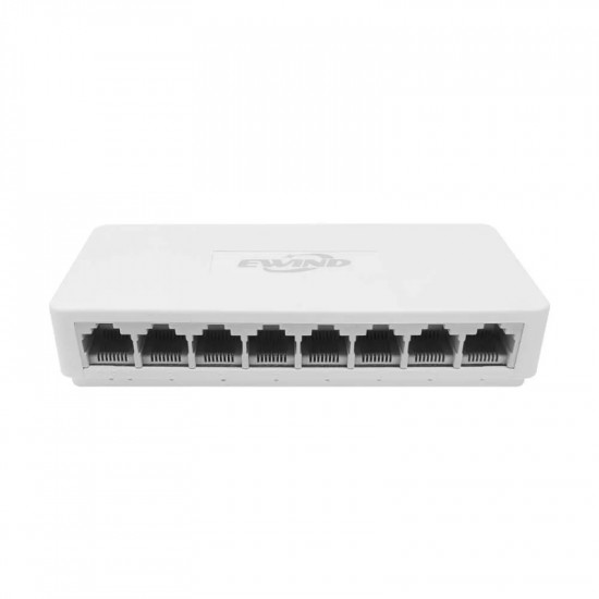 Ethernet Switch Ewind EW-S1508 Plastic Case 8x10/100Mbps Auto-Sensing RJ45 40582
