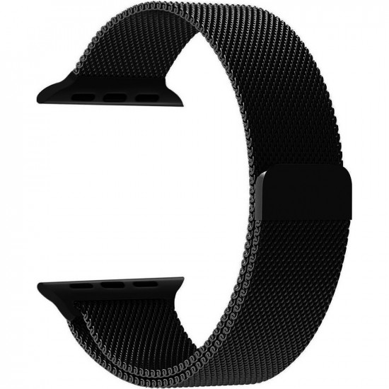 Watchband Noozy 38mm/40mm/41mm για Apple Watch 1/2/3/4/5/6/7/8/9/se/ultra 1/ultra 2 Μαύρο Metal Band 41020