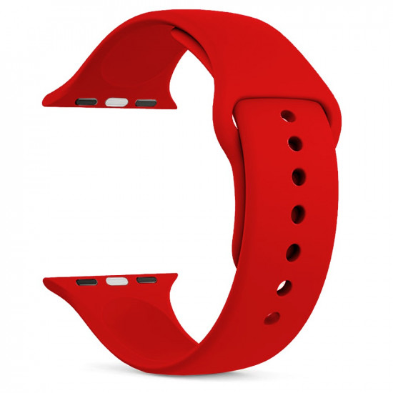 Watchband Noozy 38mm/40mm/41mm για Apple Watch 1/2/3/4/5/6/7/8/9/se/ultra 1/ultra 2 Κόκκινο Silicon Band 41035
