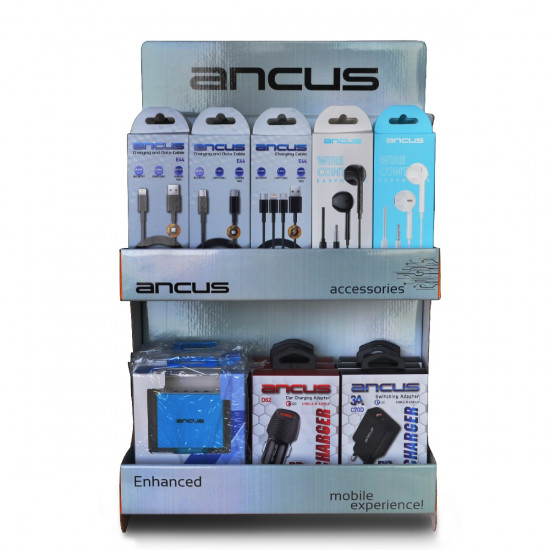 Stand με Αξεσουάρ Ancus, Hands Free, Φορτιστές και Καλώδια Σύνδεσης 45607