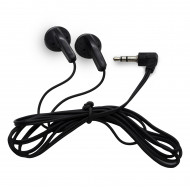 Hands Free 3.5mm Χωρίς Μικρόφωνο Κατάλληλα για Διαλέξεις και Ηχητικές Ξεναγήσεις 1.2m Μαύρα 46274