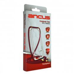 Θήκη Συσκευασίας Blister για Θήκη Ancus Crossbody Διάφανη με Κόκκινο Λουράκι 18.1x9.5x2cm 46450