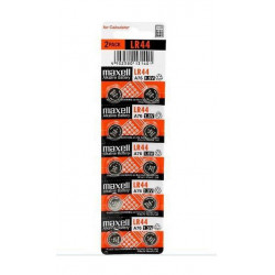 Buttoncell Maxell LR44 Τεμ. 10 με Διάτρητη Συσκευασία 27220