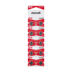 Buttoncell Maxell LR43-AG12-V12GA-RW84-LR1142 Τεμ. 10 50691