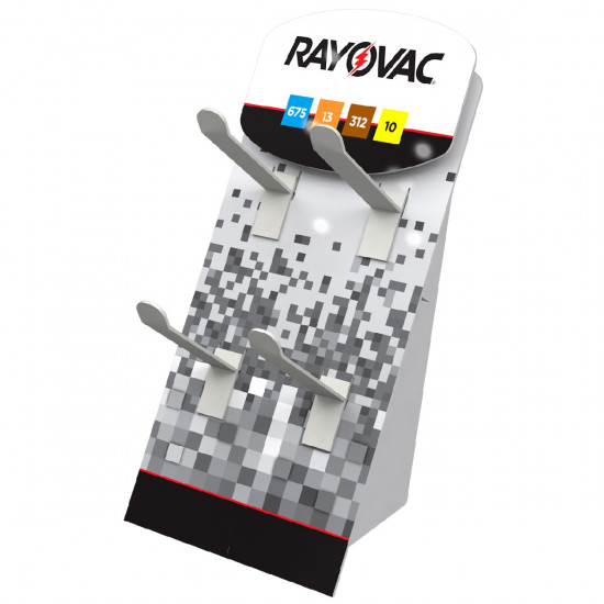 Stand Επιτραπέζιο Rayovac για Μπαταρίες Ακουστικών Βαρηκοΐας με 4 Γάντζους 30043