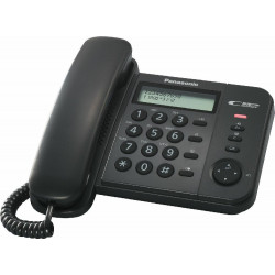 Σταθερό Ψηφιακό Τηλέφωνο Panasonic KX-TS560EX2B Μαύρο 17832