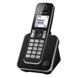 Ασύρματο Ψηφιακό Τηλέφωνο Panasonic KX-TGD310GRB με Λειτουργία Ενδοεπικοινωνίας και Baby Monitor Μαύρο 29365
