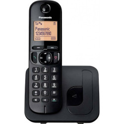 Ασύρματο Ψηφιακό Τηλέφωνο Panasonic KX-TGE250 EU με Πλήκτρο Αποκλεισμού Κλήσεων και Ανοιχτή Ακρόαση Μαύρο 46431