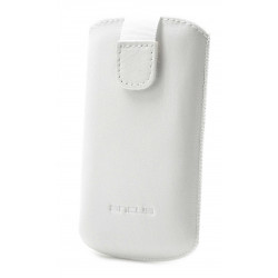 Θήκη Protect Ancus για Apple iPhone SE/5/5S/5C Old Leather Λευκή 04107