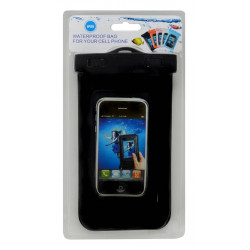 Θήκη Αδιάβροχη Ancus για Apple iPhone 6/Samsung SM-G900F Galaxy S5 και Ηλεκτρονικών Συσκευών Μαύρη 14.5x9.5cm 08798