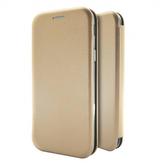 Θήκη Book Ancus Magnetic Curve για Samsung SM-A920F Galaxy A9 (2018) TPU Χρυσαφί 24791