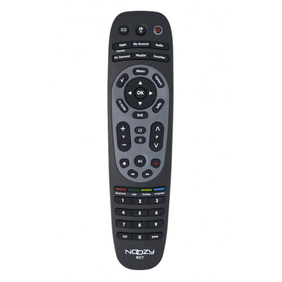 Τηλεχειριστήριο Noozy RC7 για Αποκωδικοποιητή Nova Άμεσης Αντικατάστασης χωρίς Προγραμματισμό 26521