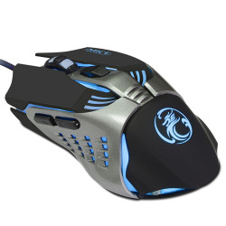 Ενσύρματο Ποντίκι iMICE V5 Gaming 7D με 7 Πλήκτρα, 3200 DPI, Multimedia και LED Φωτισμό. Μαύρο 27780