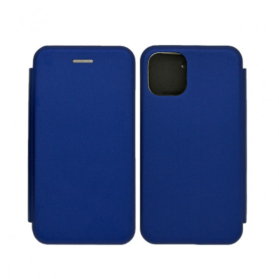 Θήκη Book Ancus Magnetic Curve για Apple iPhone 12 Mini TPU Σκούρο Μπλε 28914