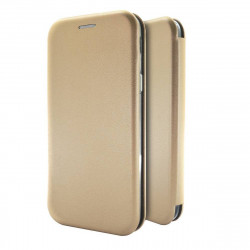 Θήκη Book Ancus Magnetic Curve για Apple iPhone 12 Pro Max TPU Χρυσαφί 28921