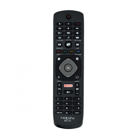 Τηλεχειριστήριο Noozy RC15 για Τηλεοράσεις Philips Άμεσης Αντικατάστασης χωρίς Προγραμματισμό 30120