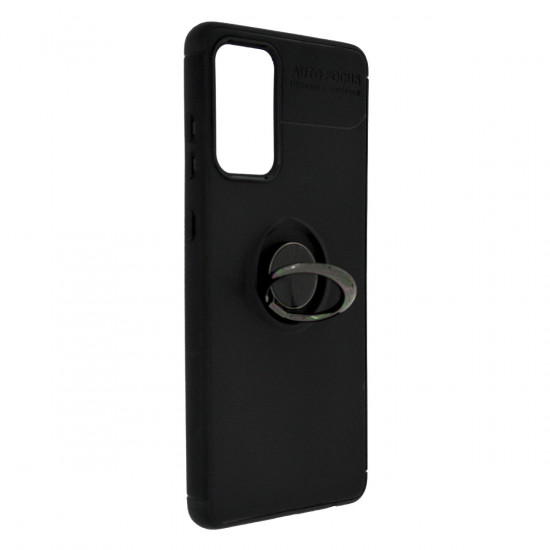 Θήκη Ancus Autofocus Shockproof με Ring Holder για Samsung A72 A725F A726B Μαύρη 31276