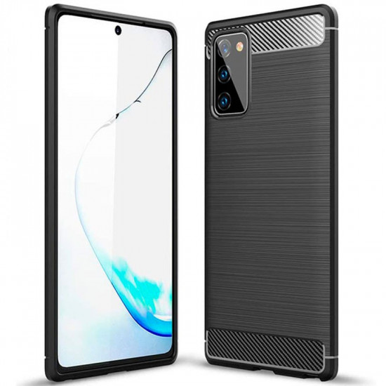 Θήκη TPU Ancus Carbon Series για Samsung Note 20 N980F N981B Μαύρη 31726