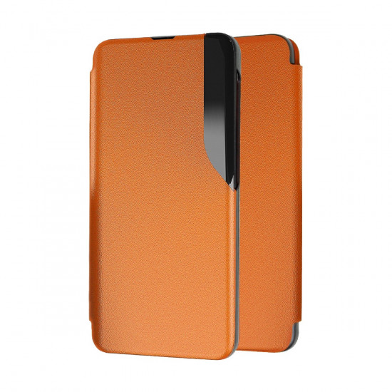 Θήκη Book Ancus για Apple iPhone 13 TPU Πορτοκαλί 33043
