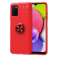 Θήκη Ancus Autofocus Shockproof με Ring Holder για Samsung A03s A037F A037M Κόκκινο 33586