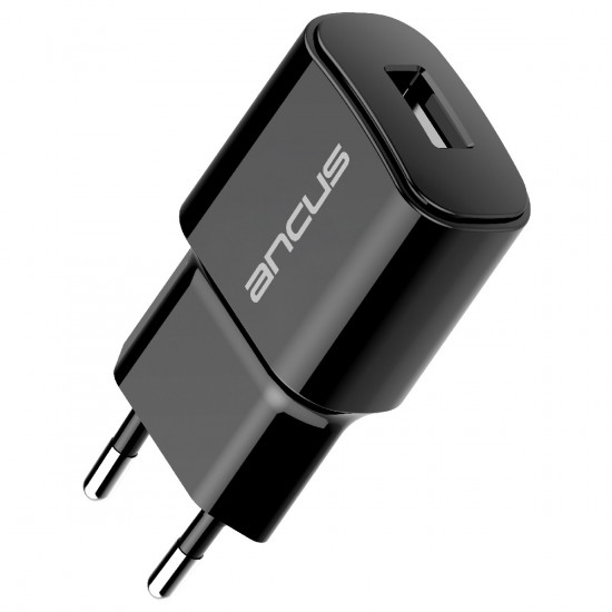 Φορτιστής Ταξιδίου Switching Ancus Supreme Series C60 USB 5V / 1A 5W Μαύρο 34984