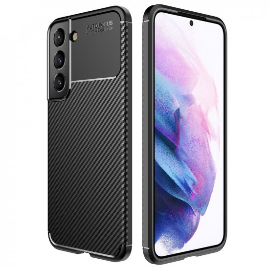 Θήκη Ancus AutoFocus Carbon Fiber για Samsung SM-S906 Galaxy S22+ 5G Μαύρη 35571