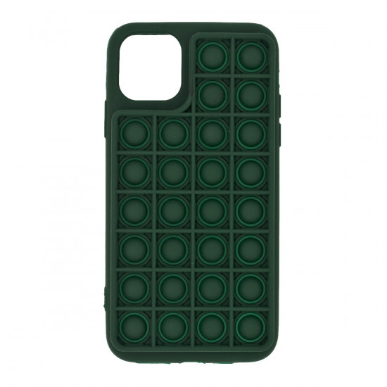 Θήκη Ancus TPU Pop It για Apple iPhone 11 Pro Max Σκούρο Πράσινο 35705